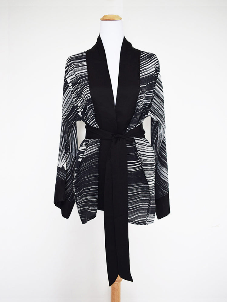 Monsoon Short Kimono with Silk Sash