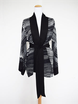 
                  
                    Monsoon Short Kimono with Silk Sash
                  
                