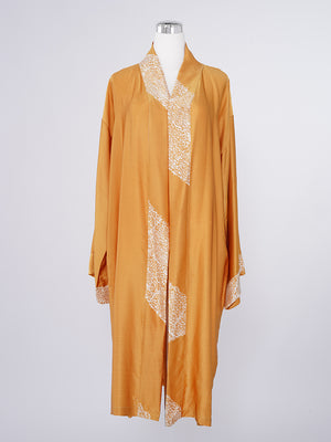 
                  
                    Midi Canopy motif Gold Silk Robe
                  
                