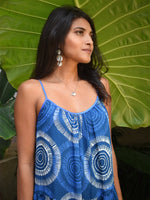 Matahari Blue Tiered Maxi Dress