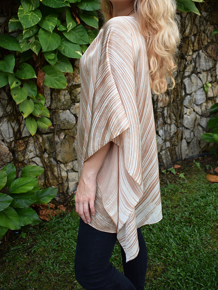 Monsoon Crop Silk Kaftan