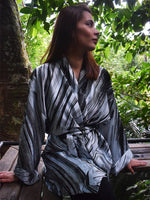 Monsoon Midi Silk Satin Robe