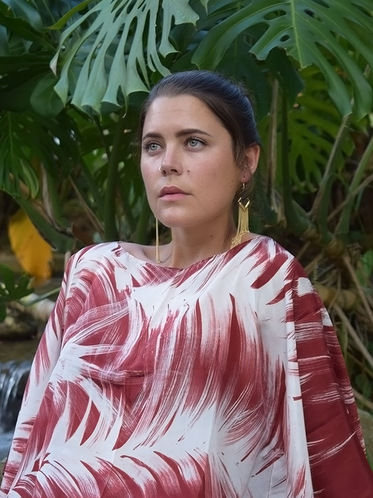 
                  
                    Plume Crop Silk Kaftan
                  
                