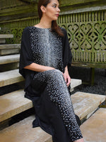 Stardust Crepe Silk Kaftan